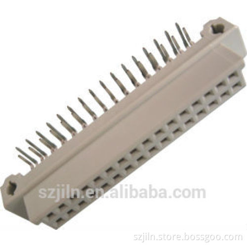 2.54mm right angle dural row Din41612 connectors